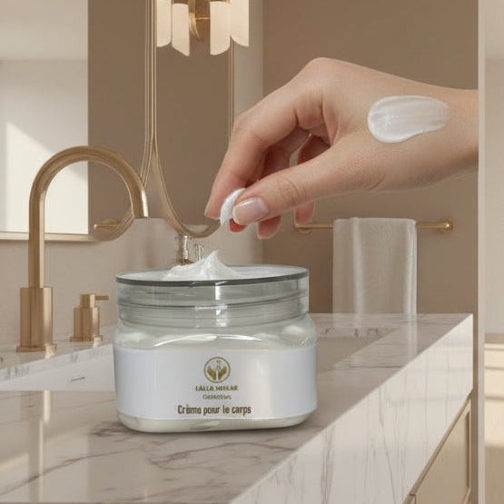 Crème hydratante pour le corps au beurre de karité - كريمة ترطيب الجسم بزبدة الشيا