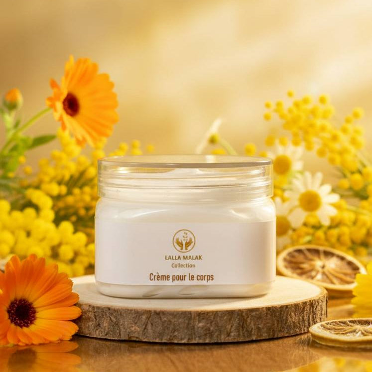Crème hydratante pour le corps au beurre de karité - كريمة ترطيب الجسم بزبدة الشيا