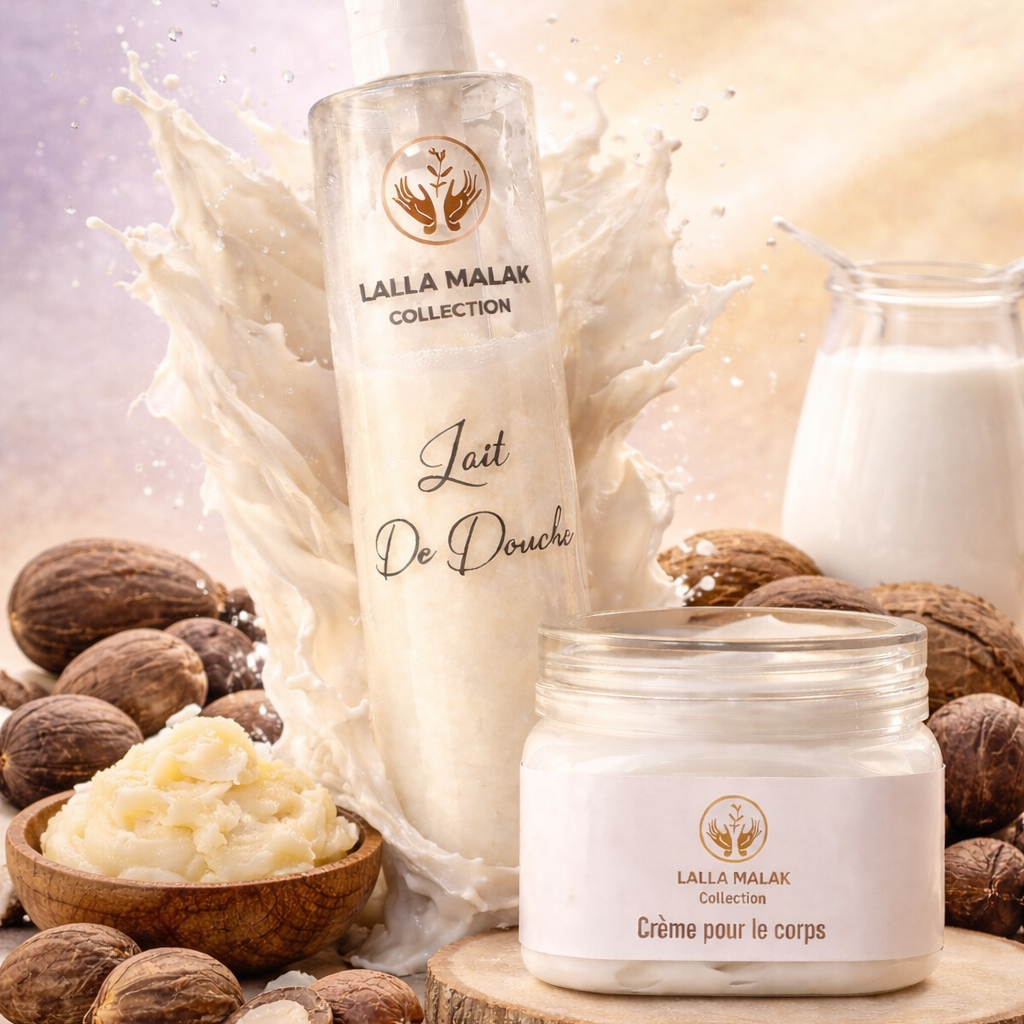 Duo Lait de douche & crème hydratante Lalla Malak