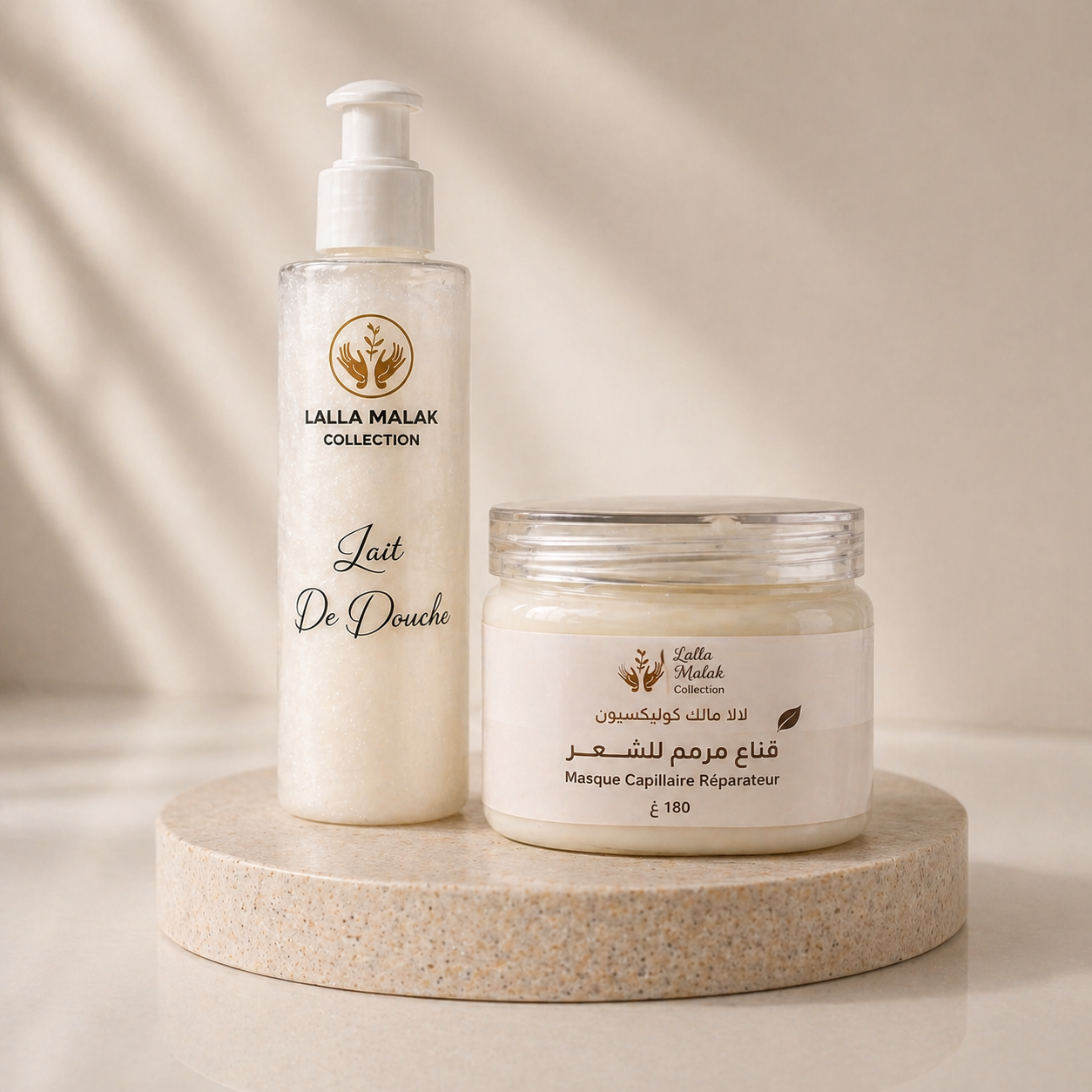 Duo Lait de douche & crème hydratante Lalla Malak